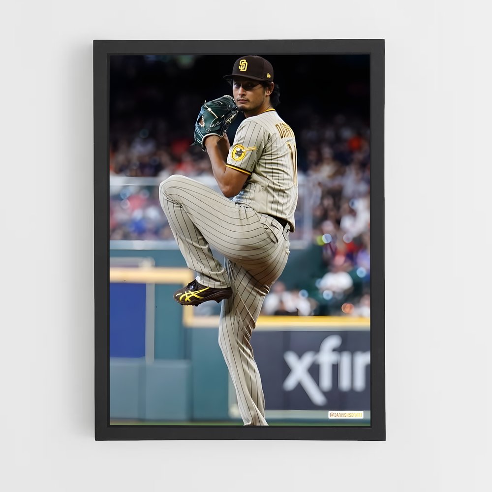 Poster Lancer Éclair – affiche Baseball (vue 2)